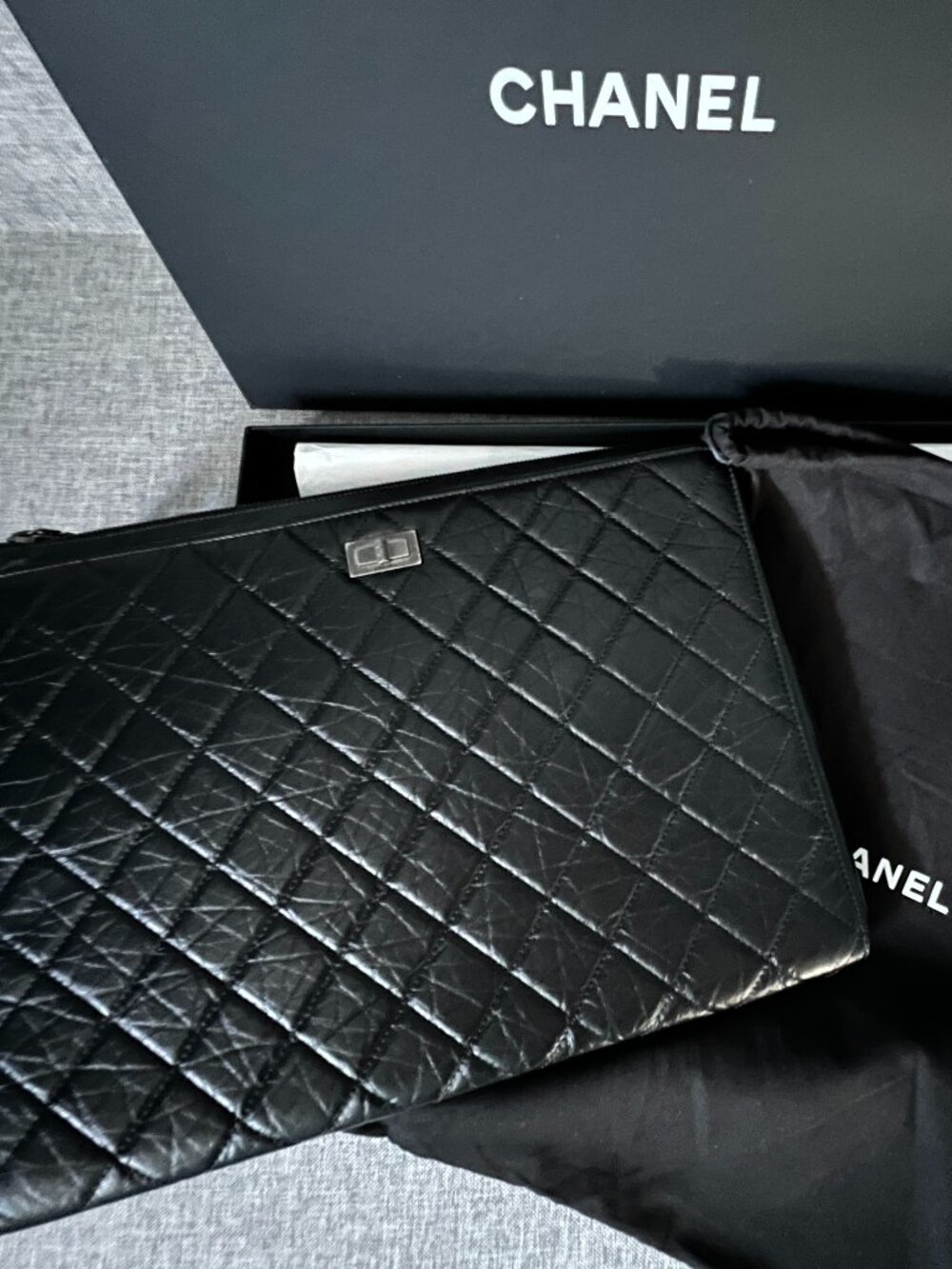 Chanel Quilted Leather Portfolio - Rare